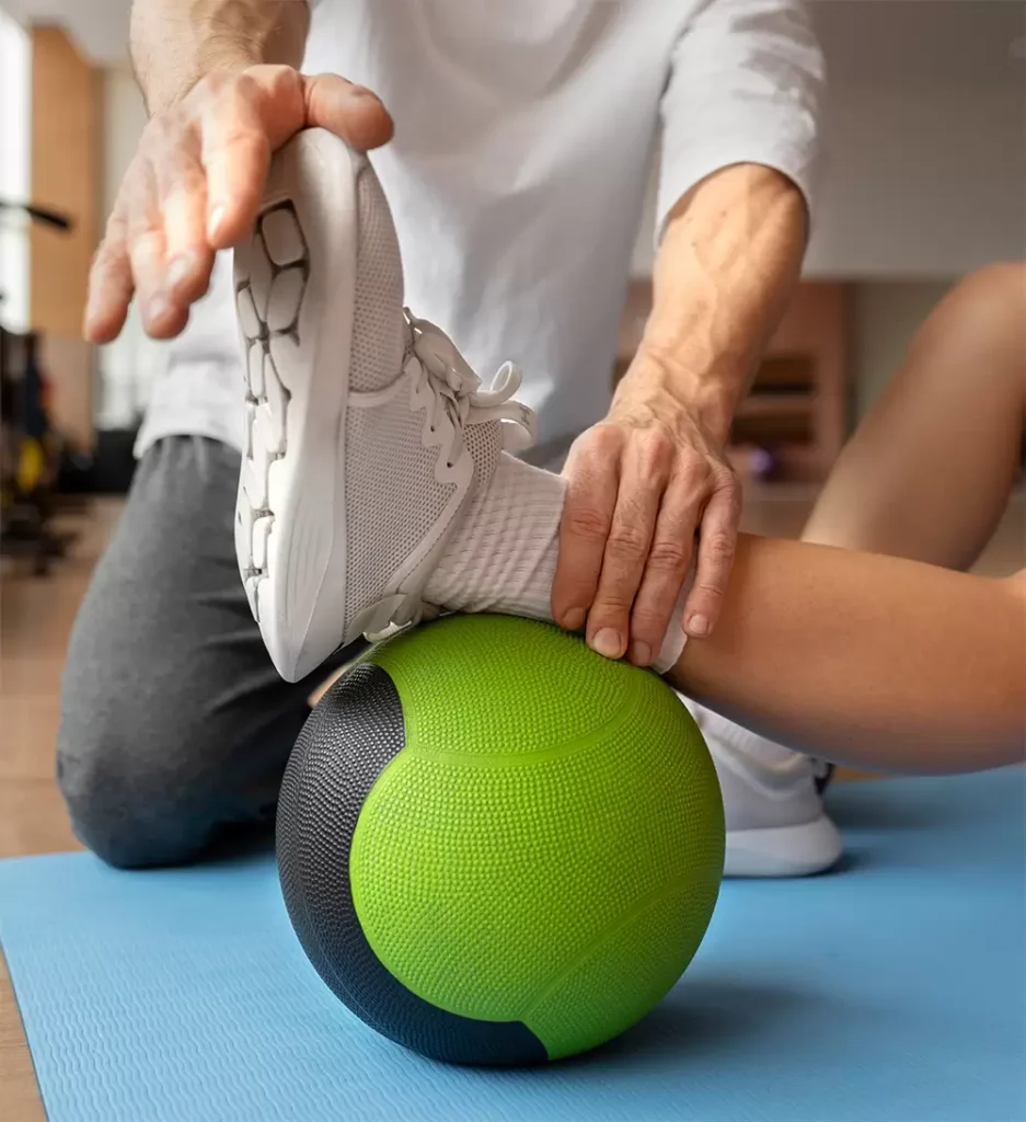 rehabilitación con fisioterapia